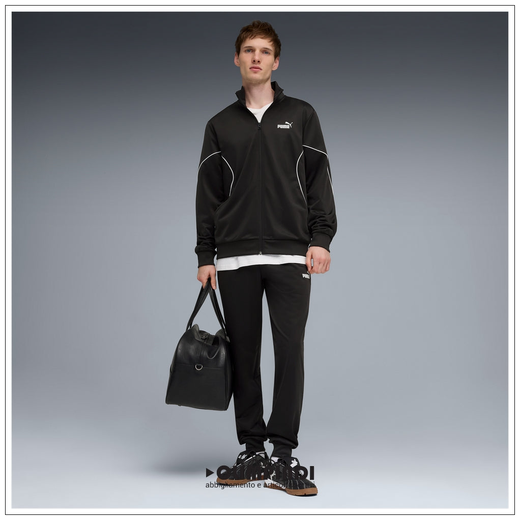 Tuta Completa Uomo Puma Poly Piping Suit Nera - 691765-01