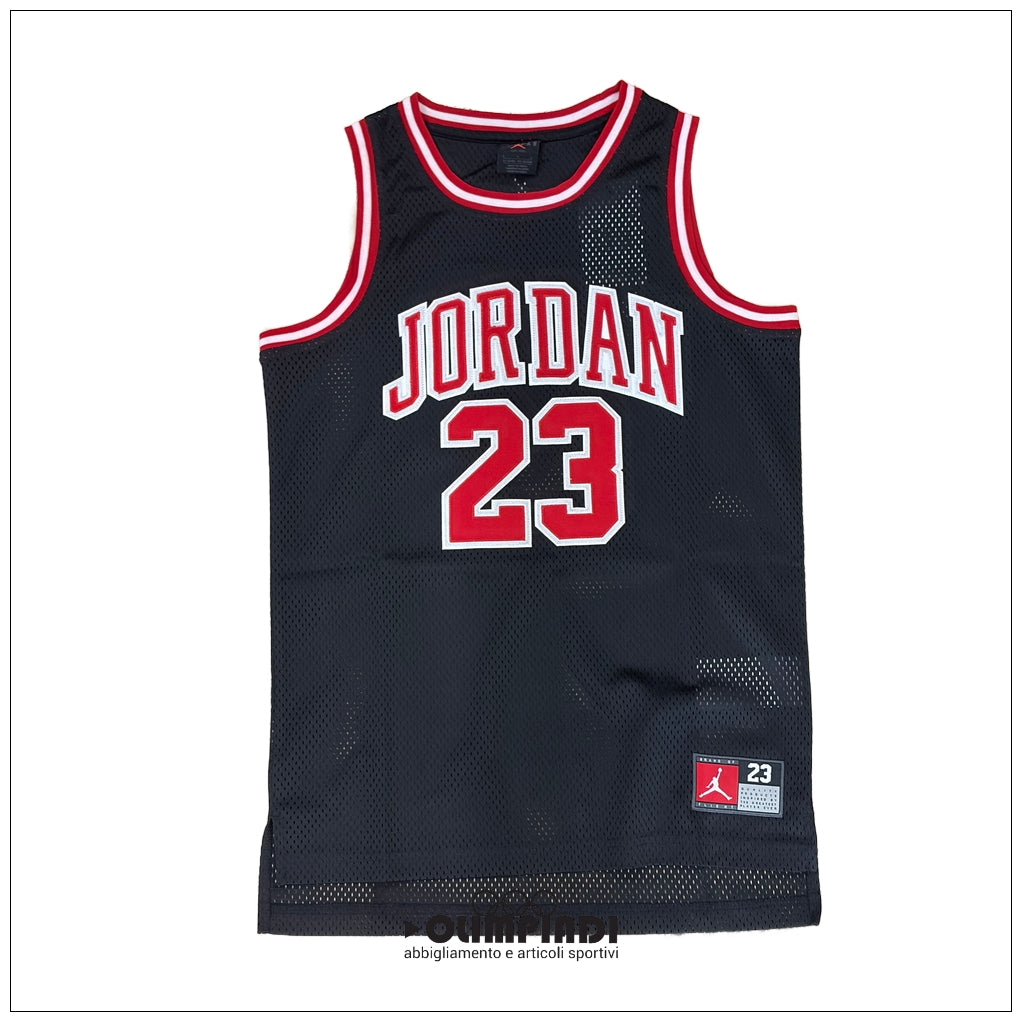 Canotta Basket Ragazzo Jordan 23 Mesh Nera - 95A773-023