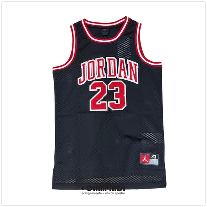 Canotta Basket Ragazzo Jordan 23 Mesh Nera - 95A773-023