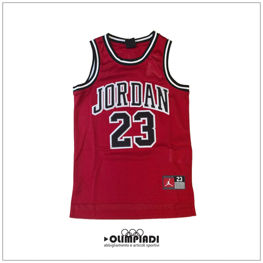 Canotta Basket Ragazzo Jordan 23 Mesh Rossa - 95A773-R78