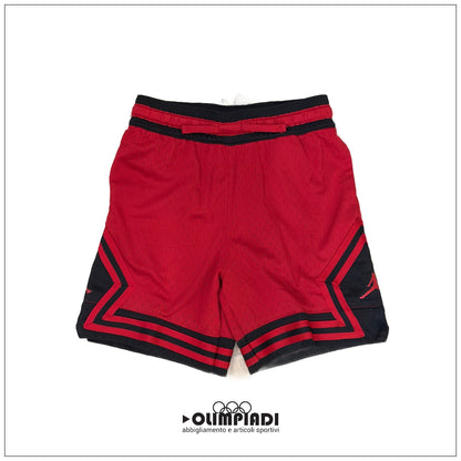 Shorts Basket Ragazzo Jordan Dri-FIT Sport Diamond Rossi - 95D313-R78