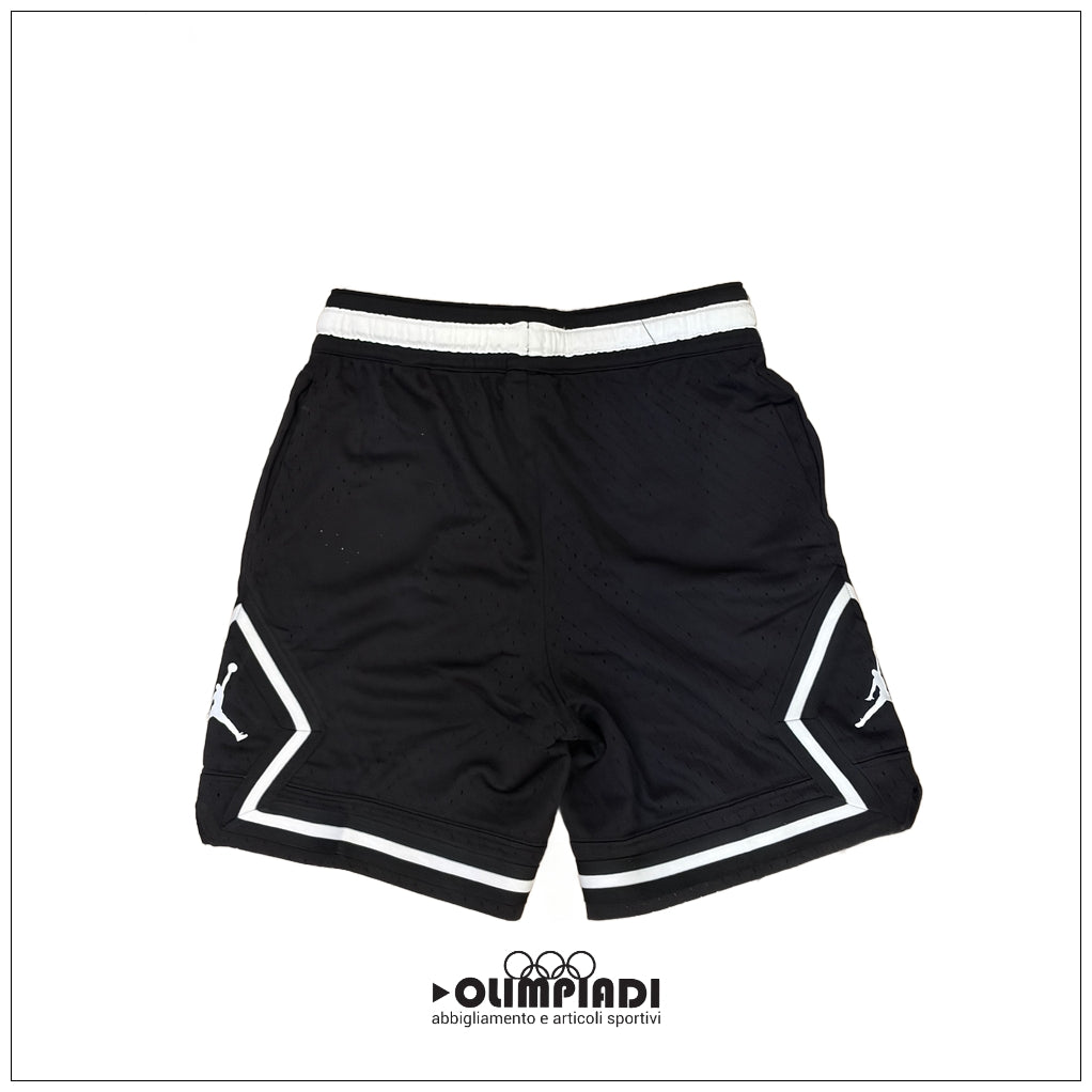 Shorts Basket Ragazzo Jordan Dri-FIT Sport Diamond Neri - 95D313-023