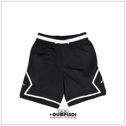 Shorts Basket Ragazzo Jordan Dri-FIT Sport Diamond Neri - 95D313-023