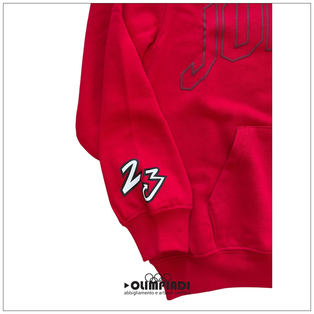 Felpa con Cappuccio Ragazzo Jordan MJ Dynasty Rossa - 95F569-R78