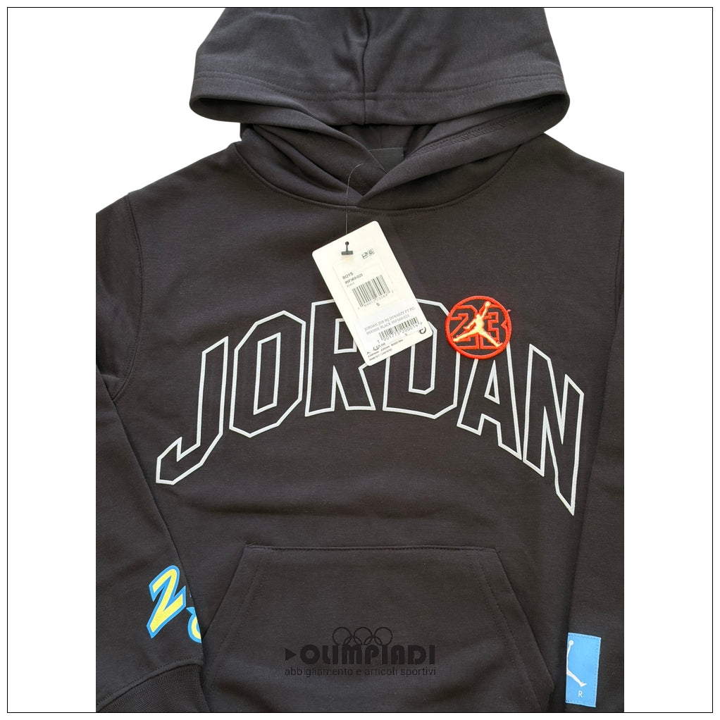 Felpa con Cappuccio Ragazzo Jordan MJ Dynasty Nera - 95F569-023