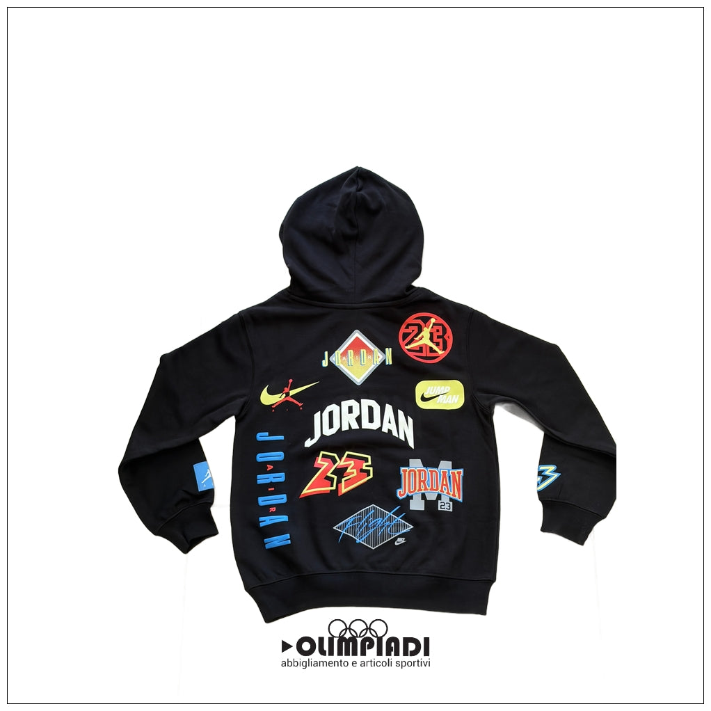 Felpa con Cappuccio Ragazzo Jordan MJ Dynasty Nera - 95F569-023