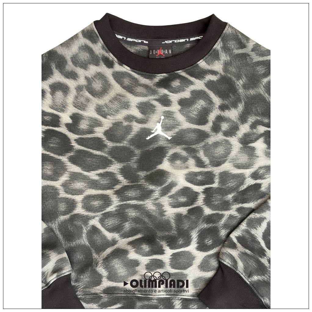 Felpa Girocollo Ragazza Jordan Perform Sport AOP Maculata - 45F584-023