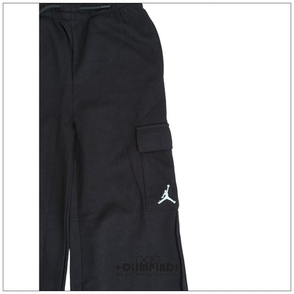 Pantaloni Cargo Ragazza Jordan Brooklyn French Terry Neri - 45F143-023