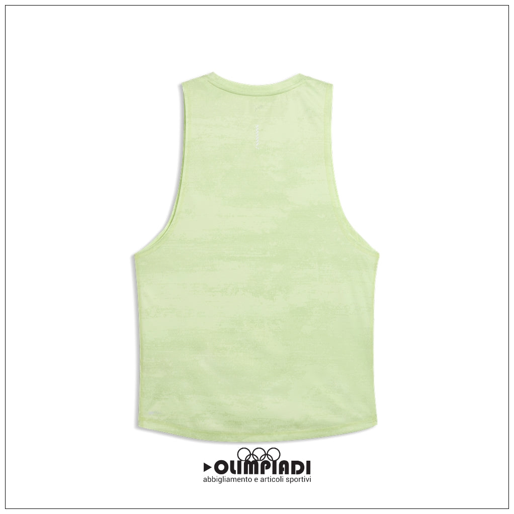 Canotta Running Uomo Puma Velocity AOP Verde Chiaro - 528416-38