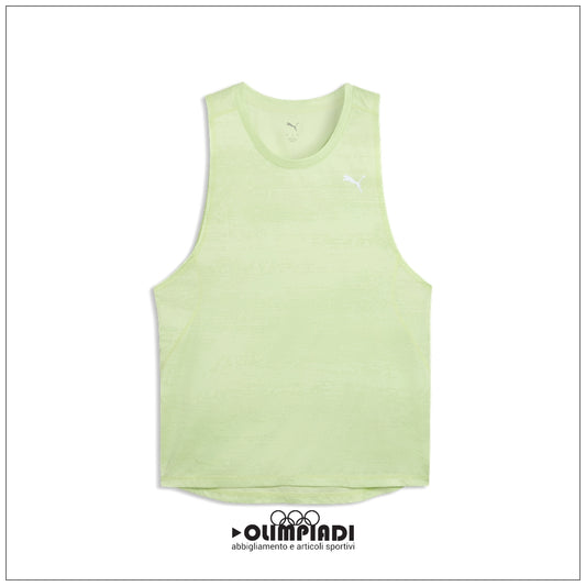 Canotta Running Uomo Puma Velocity AOP Verde Chiaro - 528416-38