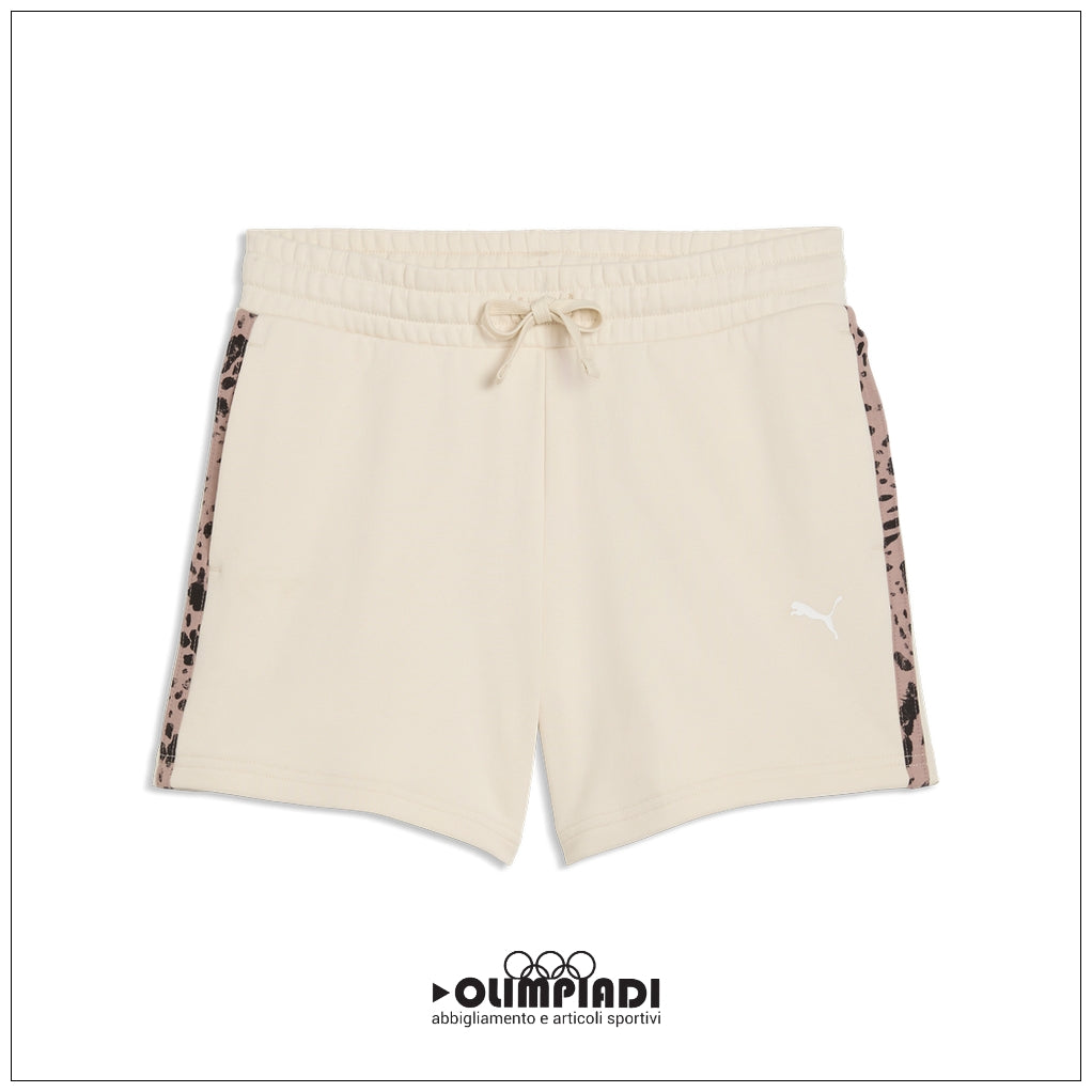 Shorts Donna Puma ESS Graphic Animal Beige - 693844-87