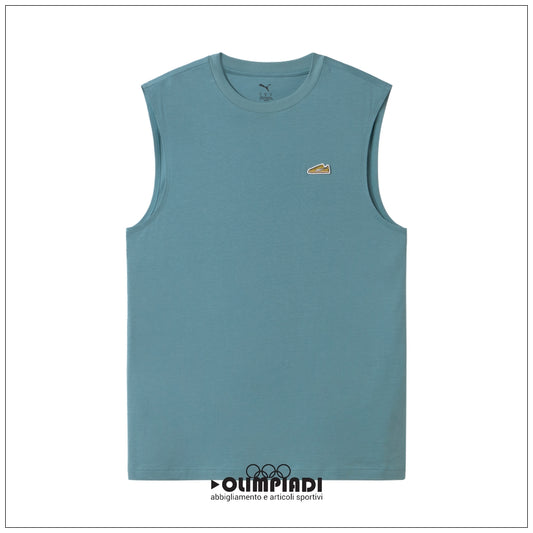 Canotta Uomo Puma Graphic Tank Turchese - 695407-46
