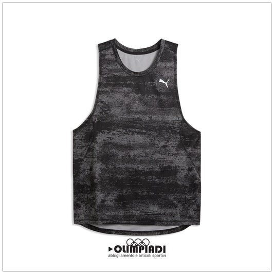 Canotta Running Uomo Puma Velocity AOP Nera - 528416-01