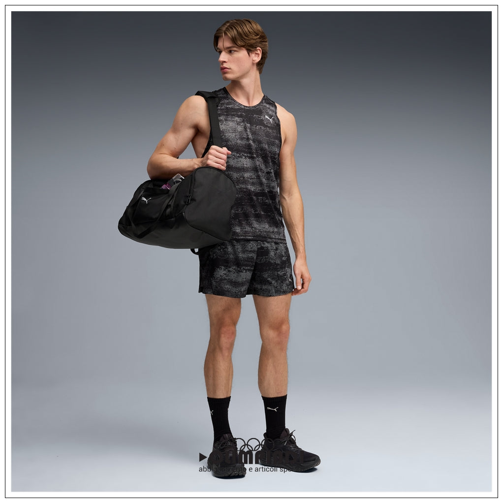 Shorts Running Uomo Puma Velocity 5" AOP Neri - 528417-01