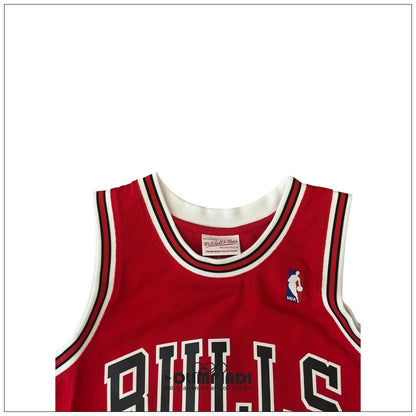 Canotta Basket Uomo Mitchell & Ness Chicago Bulls Dennis Rodman 1997 Rossa