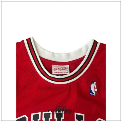 Canotta Basket Uomo Mitchell & Ness Chicago Bulls Dennis Rodman 1997 Rossa