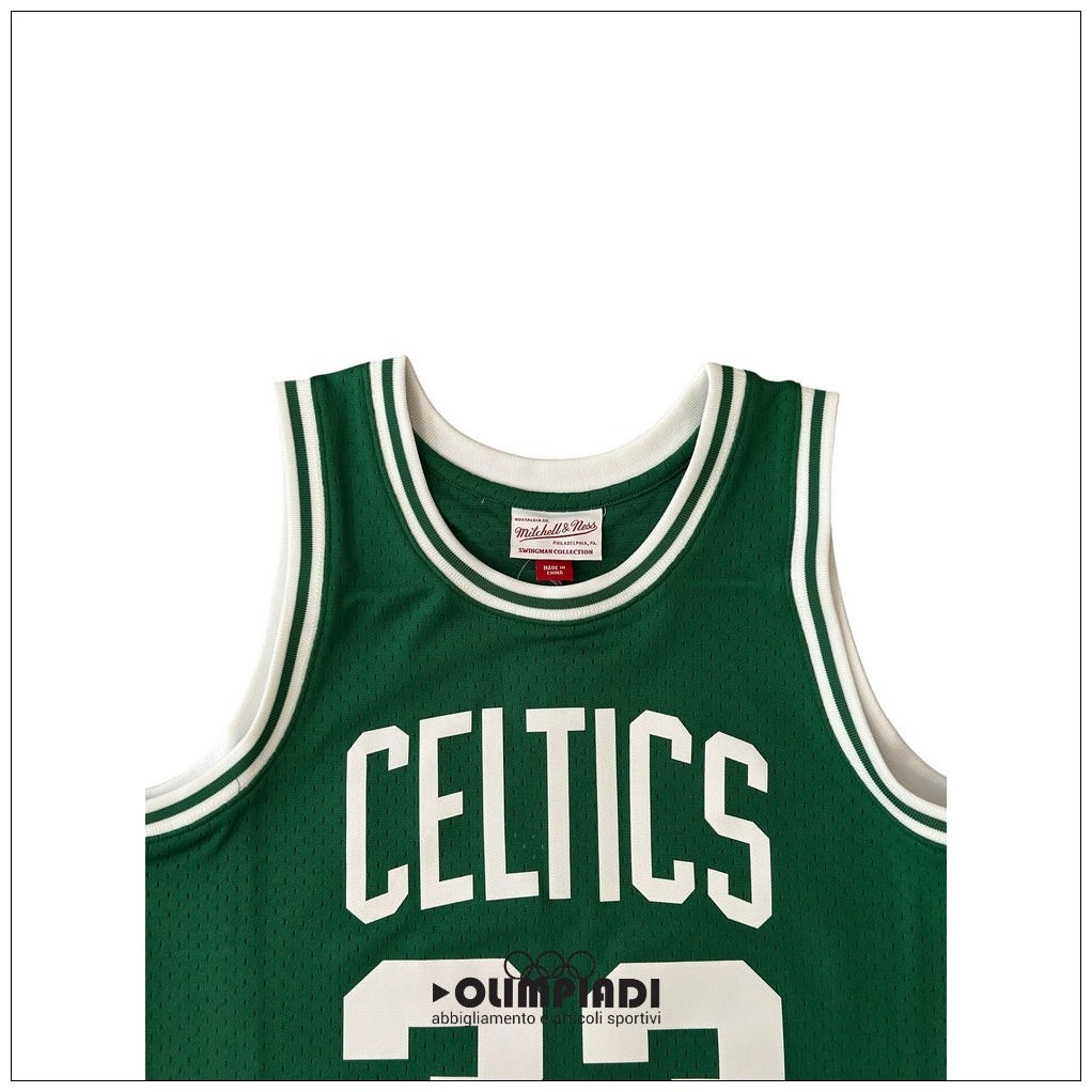 Canotta Basket Uomo Mitchell & Ness Boston Celtics Larry Bird 1985 Verde