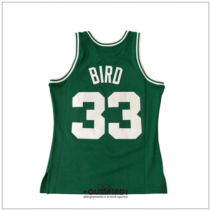 Canotta Basket Uomo Mitchell & Ness Boston Celtics Larry Bird 1985 Verde