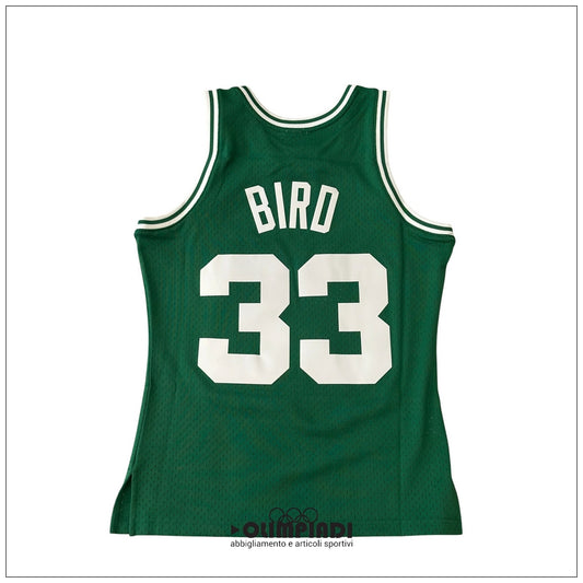 Canotta Basket Uomo Mitchell & Ness Boston Celtics Larry Bird 1985 Verde