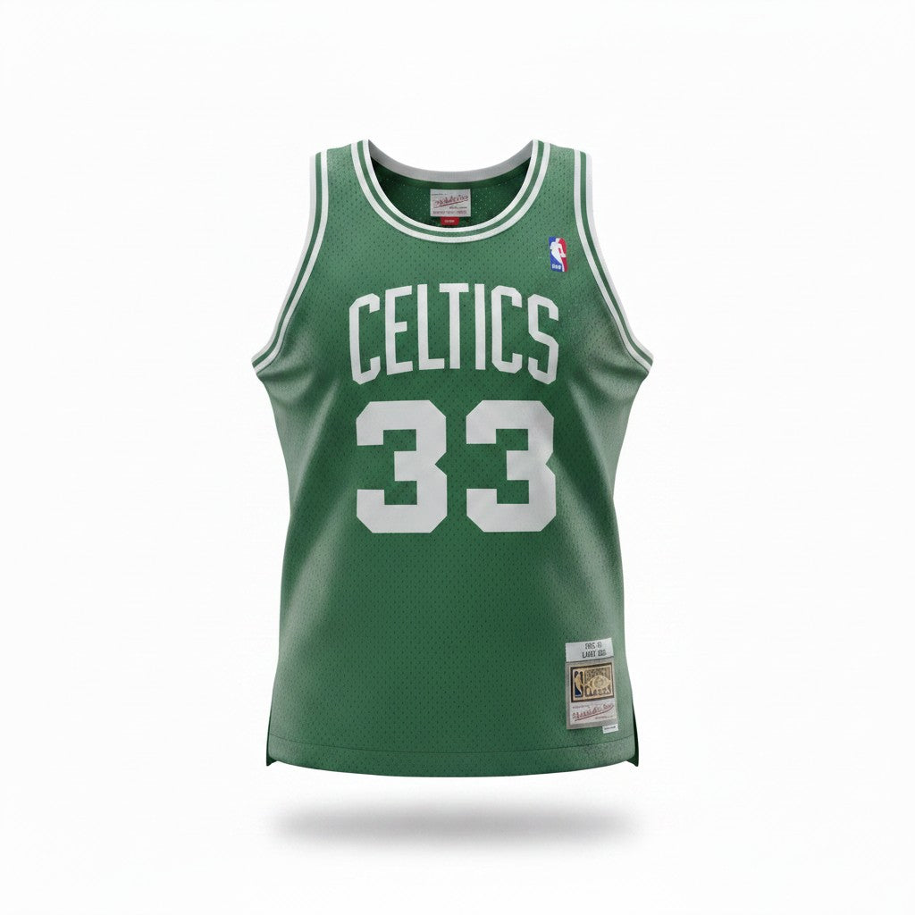 Canotta Basket Uomo Mitchell & Ness Boston Celtics Larry Bird 1985 Verde