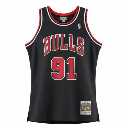 Canotta Basket Uomo Mitchell & Ness Chicago Bulls Dennis Rodman 1997 Nera