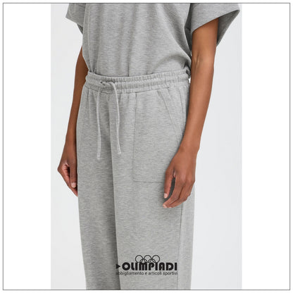 Pantaloni Tuta Donna b.young Bypusti Straight Grigio - 20817177