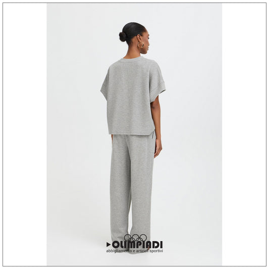 Pantaloni Tuta Donna b.young Bypusti Straight Grigio - 20817177