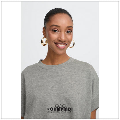 Maglia Donna b.young Bypusti Loose Grigia - 20817178