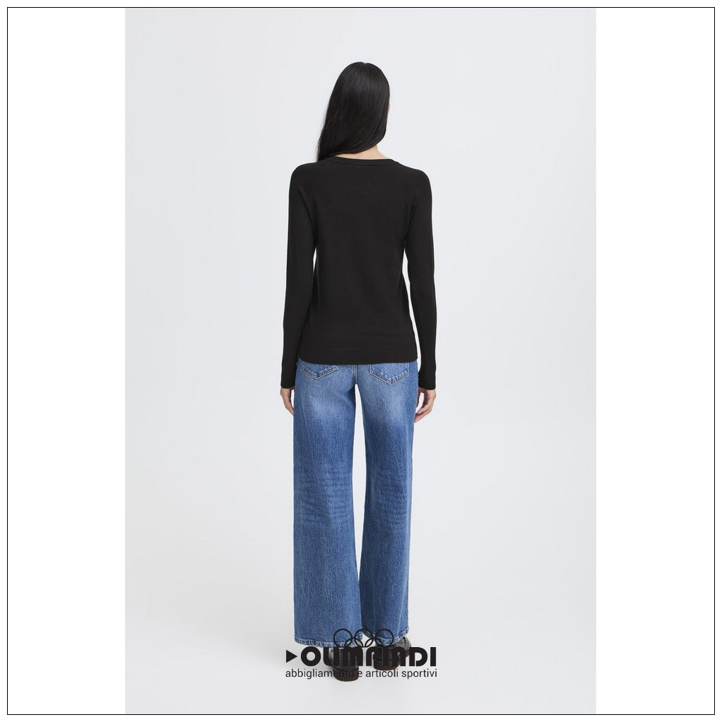 Maglia Donna b.young Bymmorla Long Cuff Nera - 20815301