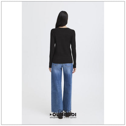 Maglia Donna b.young Bymmorla Long Cuff Nera - 20815301