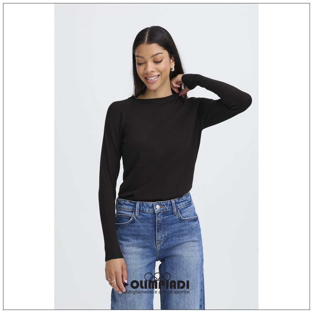 Maglia Donna b.young Bymmorla Long Cuff Nera - 20815301