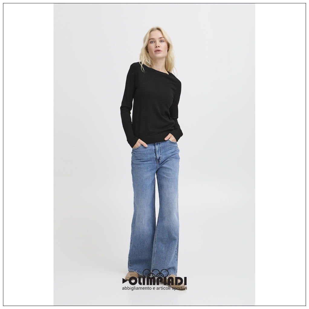 Maglia Donna b.young Bymmorla Long Cuff Nera - 20815301