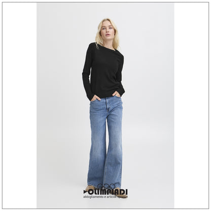 Maglia Donna b.young Bymmorla Long Cuff Nera - 20815301
