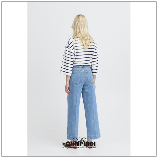Jeans Donna b.young Bykibine Wide Azzurro - 20818560