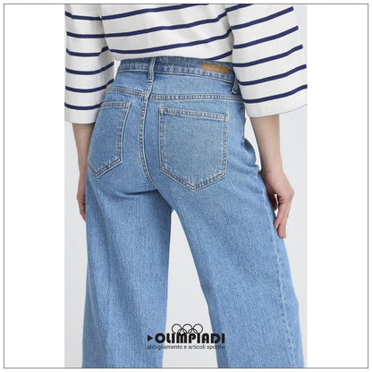Jeans Donna b.young Bykibine Wide Azzurro - 20818560