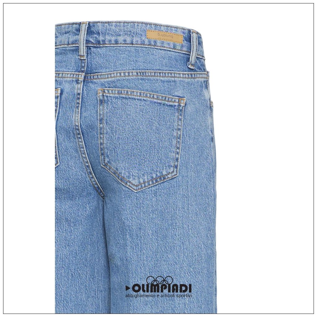 Jeans Donna b.young Bykibine Wide Azzurro - 20818560