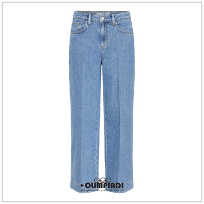 Jeans Donna b.young Bykibine Wide Azzurro - 20818560
