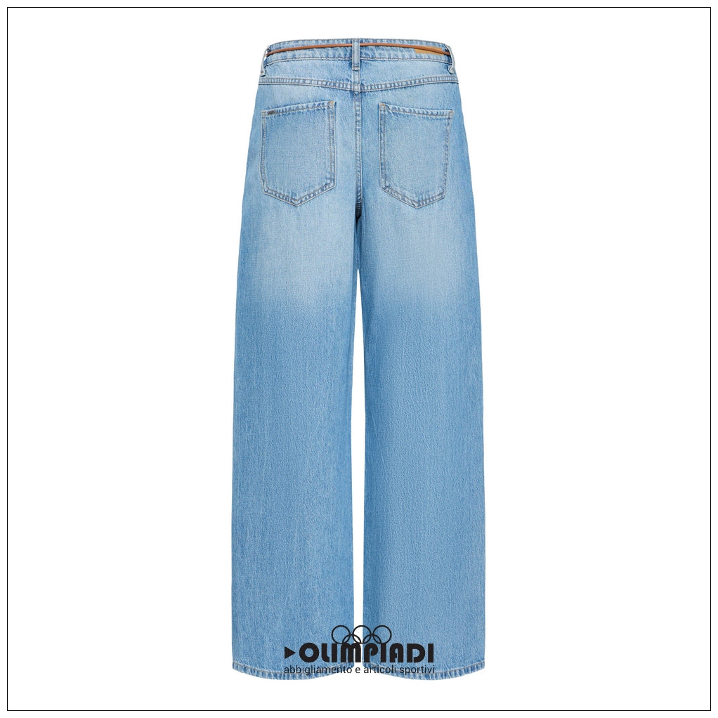 Jeans Donna b.young Bykacila Wide Azzurro Chiaro - 20818562