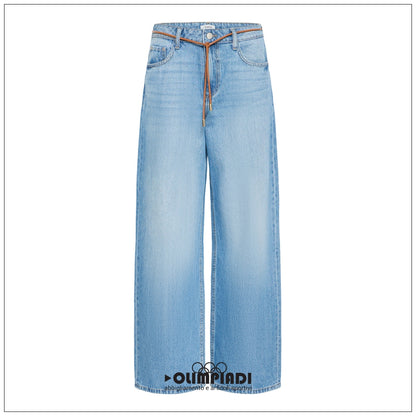 Jeans Donna b.young Bykacila Wide Azzurro Chiaro - 20818562