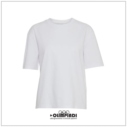 T-shirt Donna b.young Bytrollo Crew Neck Bianca - 20814444