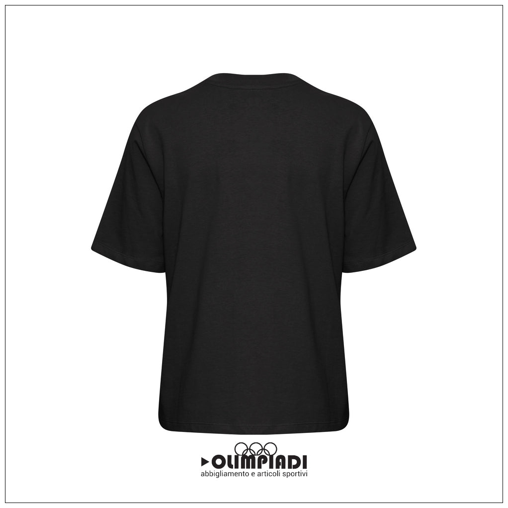 T-shirt Donna b.young Bytrollo Crew Neck Nera - 20814444