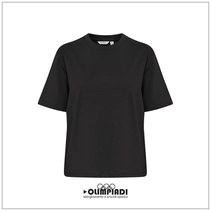 T-shirt Donna b.young Bytrollo Crew Neck Nera - 20814444