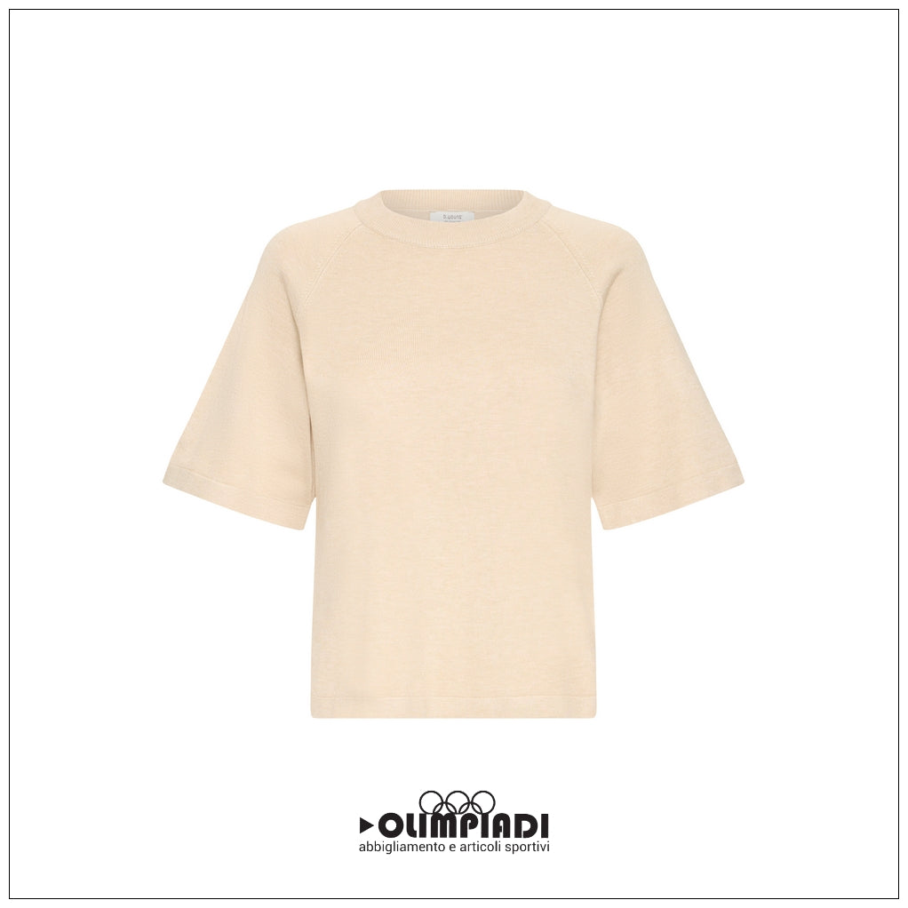 Maglia Donna b.young Bymmorla SS Beige Melange - 20818475