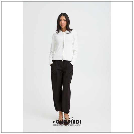 : Pantaloni Donna b.young Bydalano 2 Neri con Coulisse - 20818531