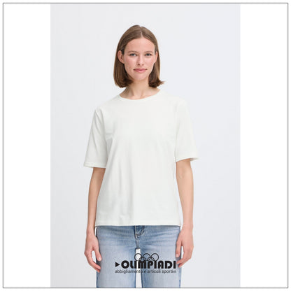 T-shirt Donna b.young Bypamila Half Sleeve Bianca - 20813611