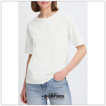 T-shirt Donna b.young Bypamila Half Sleeve Bianca - 20813611