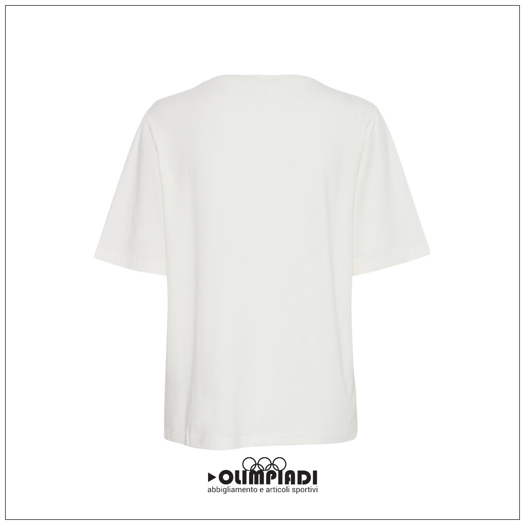 T-shirt Donna b.young Bypamila Half Sleeve Bianca - 20813611