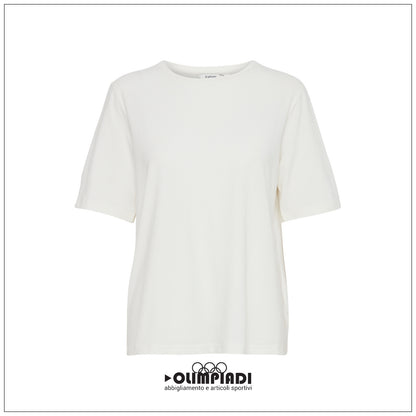 T-shirt Donna b.young Bypamila Half Sleeve Bianca - 20813611