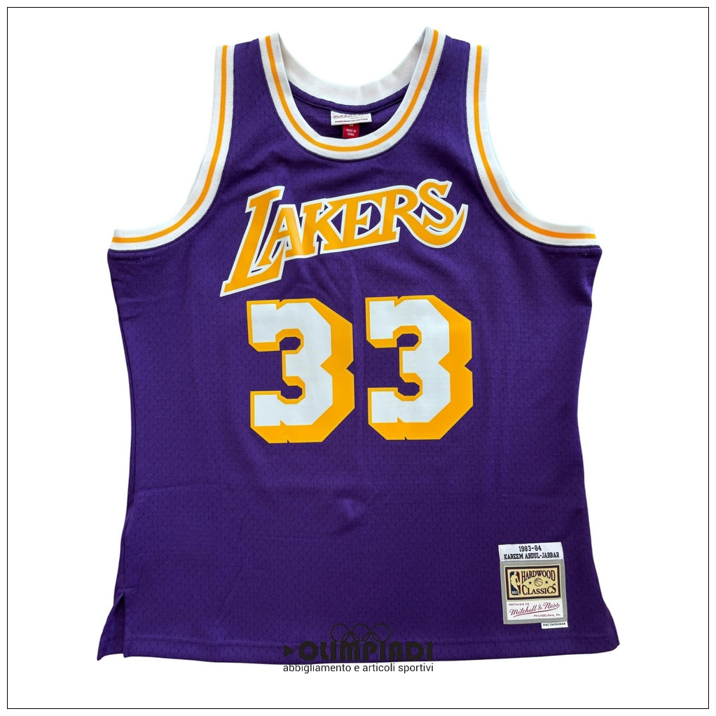 Canotta NBA Los Angeles Lakers Abdul-Jabbar 83-84 Mitchell & Ness