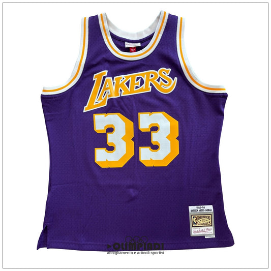 Canotta NBA Los Angeles Lakers Abdul-Jabbar 83-84 Mitchell & Ness